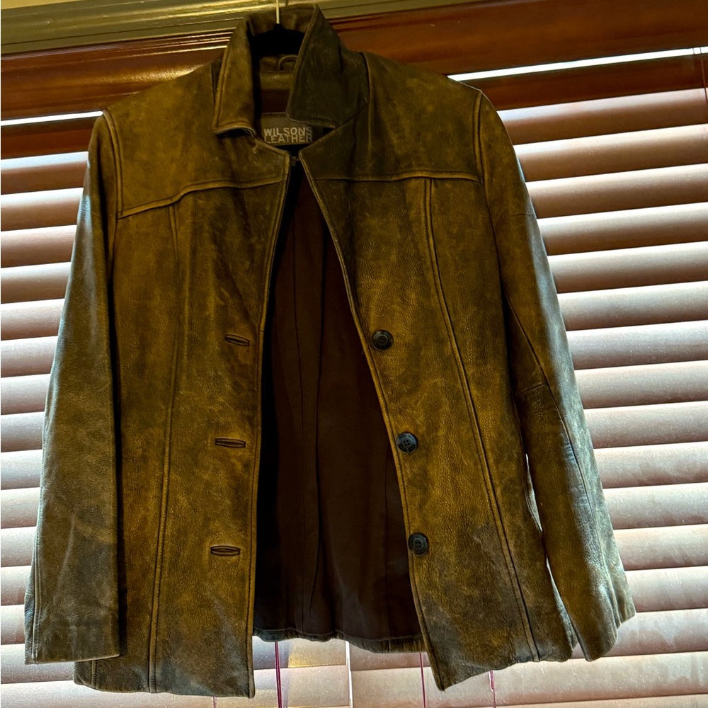 Wilson leather vintage jacket